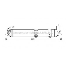 Интеркулер AVA QUALITY COOLING RT4463
