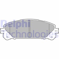 LP2201 DELPHI Комплект гальмівних колодок дисковий гальм