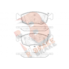 RB2032 R BRAKE Комплект гальмівних колодок дисковий гальм