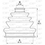 SJK7209.00 OPEN PARTS Комплект пыльника, Привідний вал