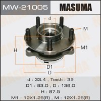 MW21005 MASUMA Комплект підшипника ступиці колеса