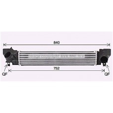 BW4578 AVA QUALITY COOLING Интеркулер