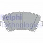 LP3361 DELPHI Комплект гальмівних колодок дисковий гальм