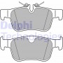 LP3312 DELPHI Комплект гальмівних колодок дисковий гальм