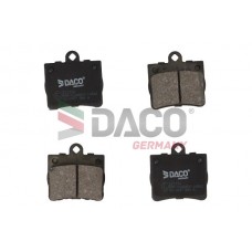 323334 DACO Germany Комплект гальмівних колодок дисковий гальм
