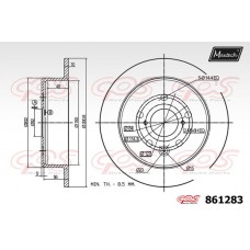 861283 MAXTECH Гальмівний диск