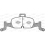 BPA1691.00 OPEN PARTS Комплект гальмівних колодок дисковий гальм