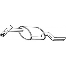 141-143 BOSAL Глушник вихлопних газів кінцевий
