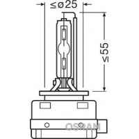 66140 OSRAM Лампа розжарювання фара дальнього світла