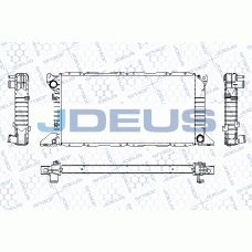 RA0120880 JDEUS Радіатор охолодження двигуна