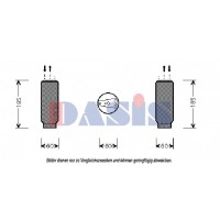 800274N AKS DASIS Осушувач кондиціонера