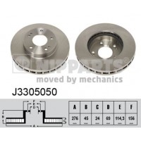 J3305050 NIPPARTS Гальмівний диск
