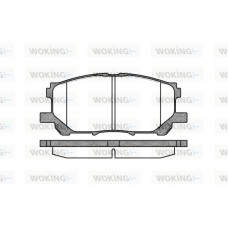 P11393.00 WOKING Комплект гальмівних колодок дисковий гальм