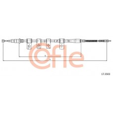 17.3503 COFLE Тросик, cтояночный тормоз