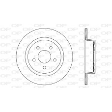 BDR2635.10 OPEN PARTS Гальмівний диск