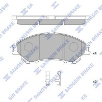 SP4360 Hi-Q Комплект гальмівних колодок дисковий гальм