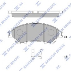 SP4360 Hi-Q Комплект гальмівних колодок дисковий гальм