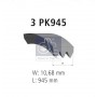 12.15401 DT Spare Parts Поліклиновий ремінь
