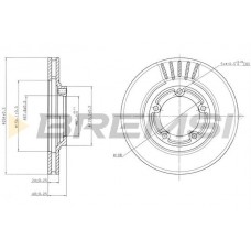 CD7404V BREMSI Гальмівний диск