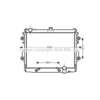 TO2491 AVA QUALITY COOLING Радіатор охолодження двигуна
