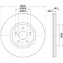 8DD 355 128-541 HELLA PAGID Гальмівний диск