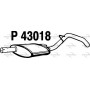P43018 FENNO Середній глушник вихлопних газів