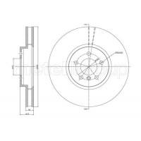 23-1030C METELLI Гальмівний диск