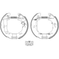 8DB 355 004-141 HELLA PAGID Комплект гальмівних колодок
