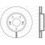 BDR2443.20 OPEN PARTS Гальмівний диск