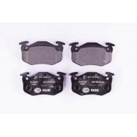 8DB 355 007-661 HELLA PAGID Комплект гальмівних колодок дисковий гальм