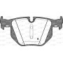 BPA0381.60 OPEN PARTS КомплеК т гальмівних колодок, дискове гальмо