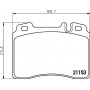 8DB 355 007-471 HELLA PAGID Комплект гальмівних колодок дисковий гальм