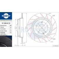 RT 1589-GL T6 ROTINGER Гальмівний диск