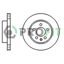 5010-0860 PROFIT Гальмівний диск