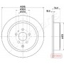 DP-0608C JAPANPARTS Гальмівний диск