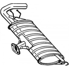 219-015 BOSAL Глушник вихлопних газів кінцевий