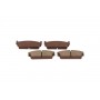 KBP-6601 KAVO PARTS Комплект гальмівних колодок дисковий гальм