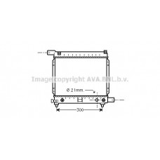 MS2137 AVA QUALITY COOLING Радіатор охолодження двигуна