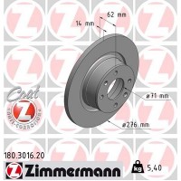 180.3016.20 ZIMMERMANN Гальмівний диск