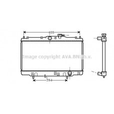 HD2070 AVA QUALITY COOLING Радіатор охолодження двигуна