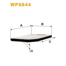 WP6844 WIX FILTERS Фільтр повітря у внутрішньому просторі
