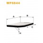 WP6844 WIX FILTERS Фільтр повітря у внутрішньому просторі