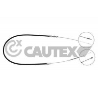 762165 CAUTEX Тросик, cтояночный тормоз