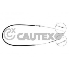 762165 CAUTEX Тросик, cтояночный тормоз