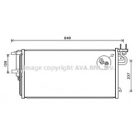 FD5617D AVA QUALITY COOLING Конденсатор кондиціонера