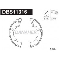 DBS11316 DANAHER Комплект гальмівних колодок