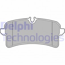 LP2706 DELPHI КомплеК т гальмівних колодок, дискове гальмо