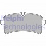 LP2706 DELPHI КомплеК т гальмівних колодок, дискове гальмо
