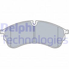 LP3545 DELPHI Комплект гальмівних колодок дисковий гальм