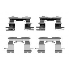1 987 474 407 BOSCH Комплектуючі колодки дискового гальма